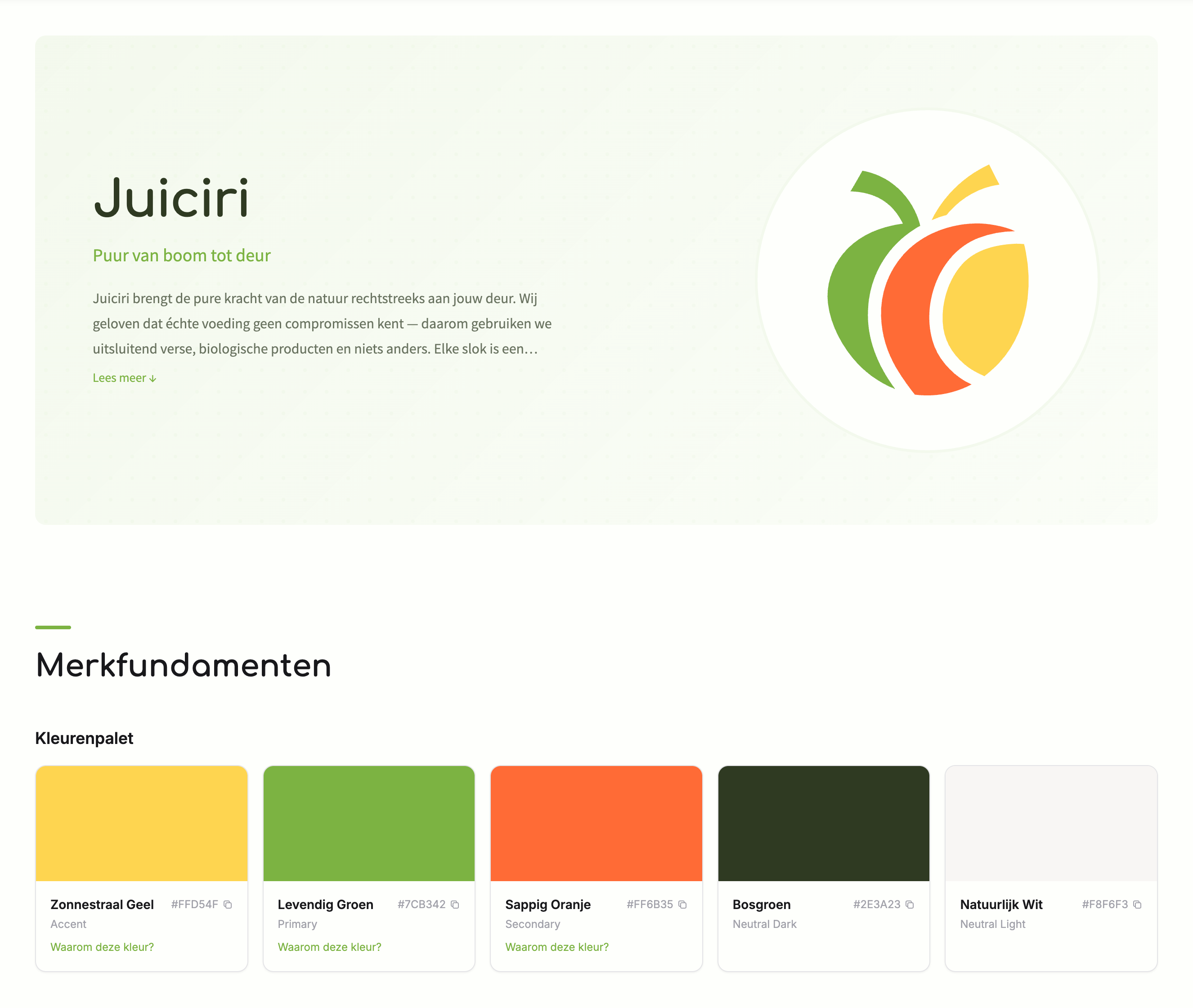 Logo voorbeeld: Juiciri